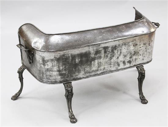 A Victorian steel fire kerb, W.3ft 1in. H.1ft 7in.